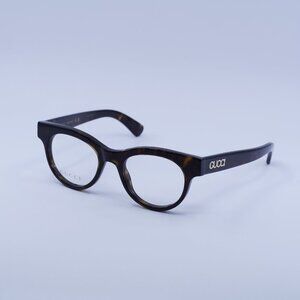 Gucci GG1792O 002 Eyeglasses Dark Havana 46mm Square Frame
